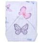 Imagem de Toalha De Banho Soft Com Capuz Bordado Infantil Bebê Com Tecido De Fralda 80x90cm Incomfral Baby Joy