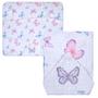 Imagem de Toalha De Banho Soft Com Capuz Bordado Infantil Bebê Com Tecido De Fralda 80x90cm Incomfral Baby Joy