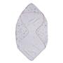 Imagem de Toalha De Banho Soft Com Capuz Bordado Infantil Bebê Com Tecido De Fralda 80x90cm Incomfral Baby Joy