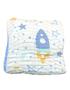 Imagem de Toalha de banho soft de bebê em Fralda com 2 Camadas e Capuz 85X85cm 100% Algodão
