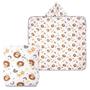 Imagem de Toalha De Banho Soft Infantil Com Capuz De Centro 70x90cm - Incomfral Bublim