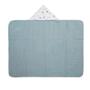 Imagem de Toalha De Banho Soft Premium Liso Papi Baby Com Capuz 90Cm X 70Cm 01 Unidade Esporte Xadrez 