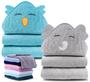 Imagem de Toalha de Bebê com Capuz Cute Castle - Rayon Bamboo - Pacote com 2 e 8 Panos