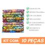 Imagem de Toalha De Chá Estampado 100% Algodão Kit C/10