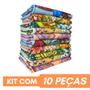 Imagem de Toalha De Chá Estampado 100% Algodão Kit C/10