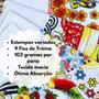Imagem de Toalha De Chá Kit Com 6 Estampa Sortida 90x68cm 100% Algodão