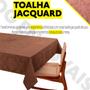 Imagem de Toalha De Jantar Atualle Luxo Em Tecido Jacquard 4 Lugares