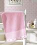 Imagem de Toalha de Lavabo p/ Bordar - Baby Classic - Aveludada - Rosa 5211 - Dohler