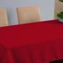 Imagem de Toalha de Mesa 4 Lugares 1,45x1,40 1 Peça Tecido Oxford Liso - Vermelho