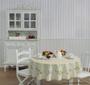 Imagem de Toalha de Mesa 4 Lugares POP Redonda Estampada Sálvia 1,55m