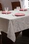 Imagem de Toalha de Mesa 6 Lugares Sala de Jantar Jacquard Lisa 2,50m x 1,40m