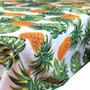 Imagem de Toalha De Mesa 6 Lugares Tecido Jacquard Estampada Com Viés