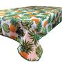 Imagem de Toalha De Mesa 6 Lugares Tecido Jacquard Estampada Com Viés