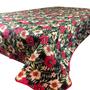 Imagem de Toalha De Mesa 6 Lugares Tecido Jacquard Estampada Com Viés