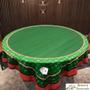 Imagem de Toalha de Mesa Aveludada para Jogar Baralho Poker Truco Cartas - Mesa Redonda ou Quadrada - 1,60 m x 1,60 m - Flanela - 100% Poliéster