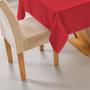 Imagem de Toalha De Mesa Basic 04 Cadeiras 1,45M x 1,40M Tecido Oxford - Vermelho