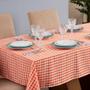 Imagem de Toalha de Mesa Brisa 1 Peça 2,00m x 1,40m 6 Lugares 100% Poliéster Tecido Oxford