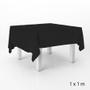 Imagem de Toalha de Mesa em TNT - 1 x 1 metro - Preto - 5 unidades - Best Fest -