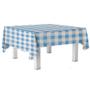 Imagem de Toalha de Mesa em TNT - 70x70cm - Xadrez Azul - 5 unidades - Best Fest - Rizzo