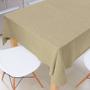 Imagem de Toalha De Mesa Estampada Lisa Bege 6 Lugares