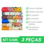 Imagem de Toalha De Mesa Estampas Variadas P/ Mesa C/ 6 Cadeiras C/3un