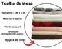 Imagem de Toalha De Mesa Jacquard Para 8 Lugares  2,50 x 1,40  Dupla Face