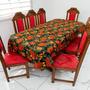 Imagem de Toalha de Mesa Natalina 12 Lugares 3,50m x 1,40m Oxford Estampado