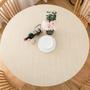 Imagem de Toalha de mesa Pioggia com borda elástica de vinil com forro de flanela