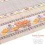 Imagem de Toalha de Mesa PVC 6 Lugares Limpa Fácil Várias Estampas para Cozinha e Sala de Jantar
