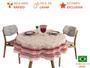 Imagem de Toalha de Mesa Redonda Estampada Lepper 4 Lugares Pop 1,55m Festim