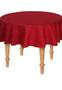 Imagem de Toalha de mesa Redonda vermelha 6 Lugares Verissimo - 1,78cm - celebration - karsten