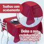 Imagem de Toalha de Mesa Retangular 6 Lugares 2,10 x 1,40 Lisa