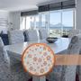 Imagem de Toalha de Mesa Retangular 6 Lugares Classic com Glitter Cozinha e Sala de Jantar 140x220