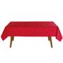 Imagem de Toalha de Mesa Retangular 6 Lugares Dohler Requinte 140x210cm TJ-6205 Vermelha