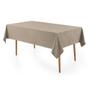 Imagem de Toalha de Mesa Retangular 8 Lugares Nature Jacquard Katherine Taupe