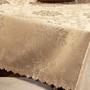 Imagem de Toalha de Mesa Retangular Avulsa Jacquard Medalhão 2,50m x 1,40m para 08 Lugares - Decoração Cozinha Moderna Luxo