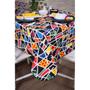 Imagem de Toalha de Mesa Retangular em Tecido Impermeável Acqua Linea Romero Britto RB1
