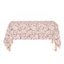 Imagem de Toalha de Mesa Retangular em Tecido Jacquard Estampado Passarinho Rosa