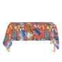 Imagem de Toalha de Mesa Retangular em Tecido Jacquard Estampado Super Heróis Vermelho