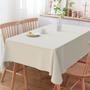 Imagem de Toalha De Mesa Retangular Liso Dourado E Bege 3m x 1.40m