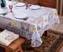Imagem de Toalha de Mesa Retangular Rendada 1,60M x 2,17M Estampada