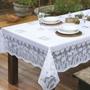 Imagem de Toalha de Mesa Retangular Tulipa  2,20m x 1,60m Branco Renda