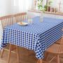 Imagem de Toalha de Mesa Retangular Xadrez Azul 3m x 1.50m