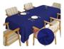 Imagem de Toalha De Mesa Tecido Linho Rustico Para Mesa De Até 8 lugares
