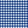 Imagem de toalha de mesa termica plastico impermeavel xadrez azul 4,00 x 1,40