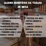 Imagem de Toalha De Mesa Transparente Retangular Quadrada Plastico Protetor Impermeavel