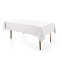 Imagem de Toalha de Mesa Veríssimo Easy Wash Retangular 6 Lugares - Branco - Karsten