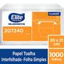Imagem de Toalha de papel interfolhado f.simples elite classic c/ 1000 folhas