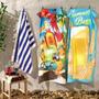 Imagem de Toalha De Praia Banhão Aveludada Estampada 100% Algodão  