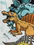 Imagem de Toalha De Praia Felpuda Lepper Modelo : Dinossauros